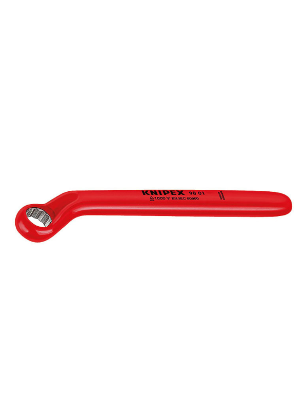 Knipex 98 01 15 VDE 15mm İzoleli Yıldız Tek Ağız Anahtar
