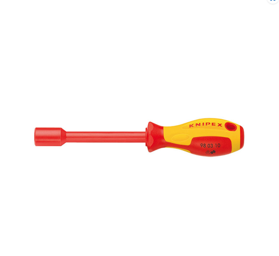 Knipex 98 03 09 9x125mm VDE İzoleli Lokma Uçlu Tornavida