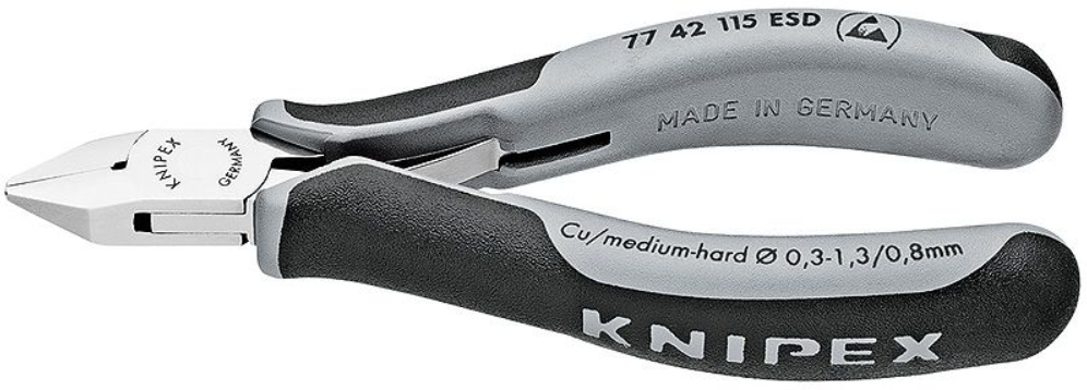 Knipex 77 42 115 ESD Elektronikçi Yan Keski