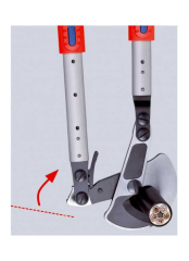 Knipex 95 32 038 Teleskopik Kollu Cırcırlı Kablo Makası