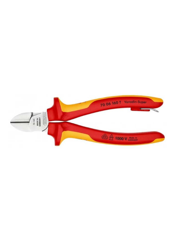 Knipex 70 06 160T Asma Halkalı Yan Keski (VDE)