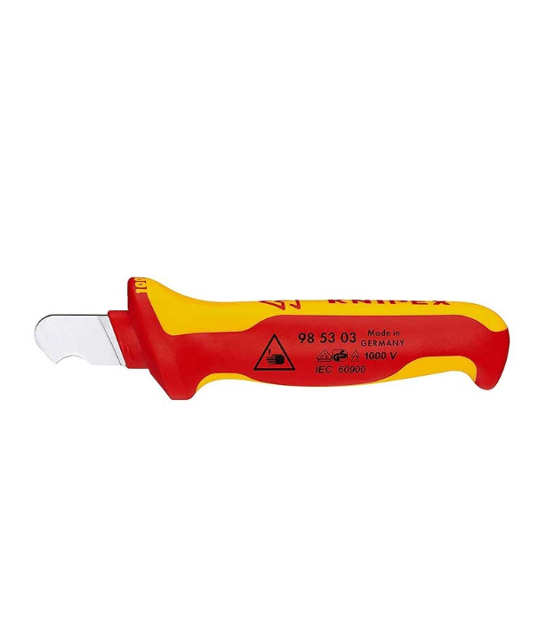Knipex 98 53 03 VDE İzoleli Kablo Sıyırma Bıçağı