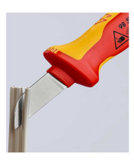 Knipex 98 52 VDE İzoleli Kablo Bıçağı