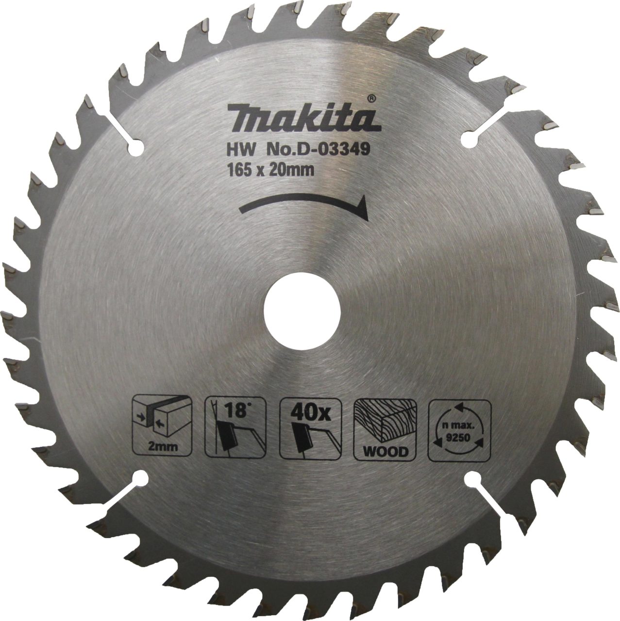 MAKITA D-03349 DAİRE TESTERE 165X40DİŞ