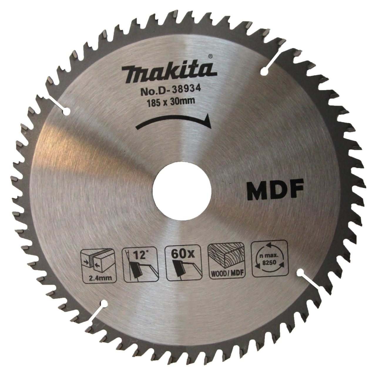 MAKITA D-38934 TCT TESTERE MDF 185X60T