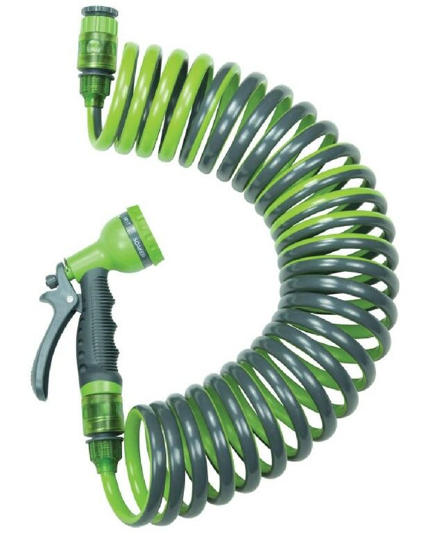 Daye DY5910S Spiral Bahçe Sulama Hortum Seti 10 mt