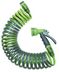 Daye DY5910S Spiral Bahçe Sulama Hortum Seti 10 mt