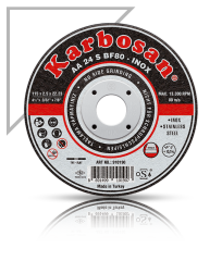 Karbosan İnox Metal Kesici İnce Taş 115 Mm Kesici 25 Adet
