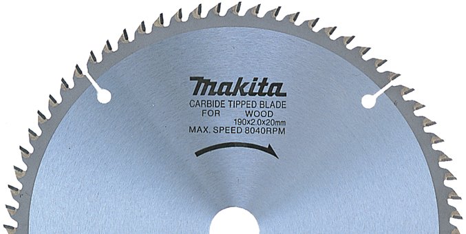 Makita A-81505 MLT100,LH1040 için 255x25.4mm 60 Diş Elmas Ahşap Daire Testere Bıçağı