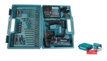 Makita HR140DWAE2 Akülü Delici Set