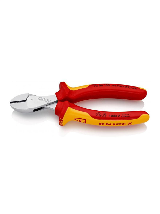 Knipex 73 06 160 VDE X-Cut Yüksek Perf Ormanslı Hafif Yan Keski