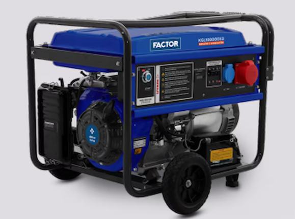 Factor KGL10000CE 9,4 kVA Benzinli Jeneratör 7,5 Kw