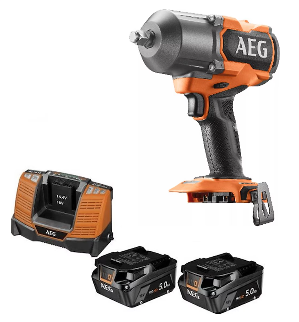 Aeg Bss 18HTF12BL-502C 18V 5Ah Akülü Darbeli Somun Sıkma