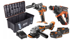 Aeg JP18L3-402TB Comba Profesyonel Akülü Set 3'lü