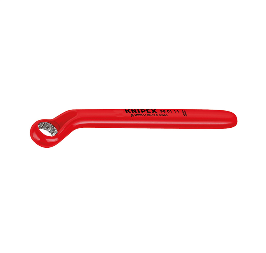 Knipex 98 01 08 VDE 8 mm İzoleli Yıldız Tek Ağız Anahtar