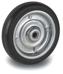 Mertsan Rulmanlı Kauçuk Tekerlek - 125 x 40 mm Çap