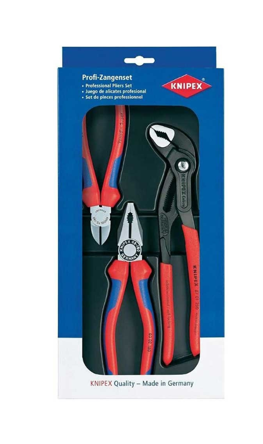 Knipex 00 20 09 V01 Kombine Pense Yan Keski Fort Pense Seti