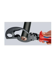 Knipex 95 31 280 Cırcır Mekanizmalı Kablo Makası