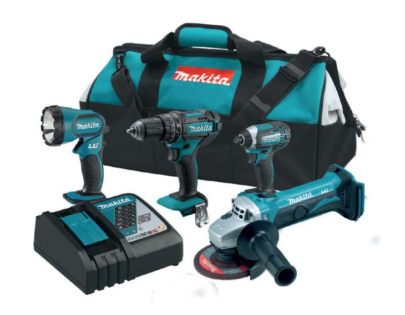 Makita DLX4067 Akülü Set 4 Parça