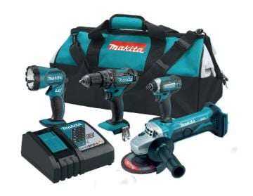 Makita DLX4067 Akülü Set 4 Parça