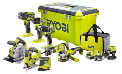 Ryobi R18CK8-342T 18V Akülü Combo Set ( 8 Makina )