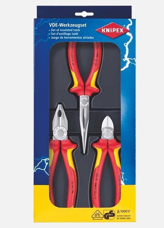 Knipex 002012 Vde 3'lü Pense Seti