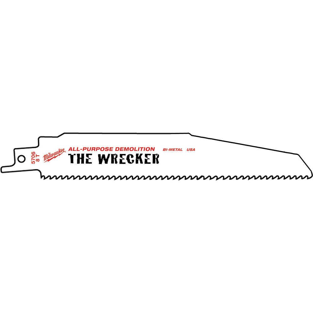 Milwaukee 230 mm Ekstra Ağır Hizmet Kılıç Testere Bi-Me.Co.Extra - 5'li