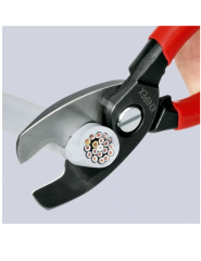 Knipex 95 16 200 Çift Bıçaklı Kablo Makası