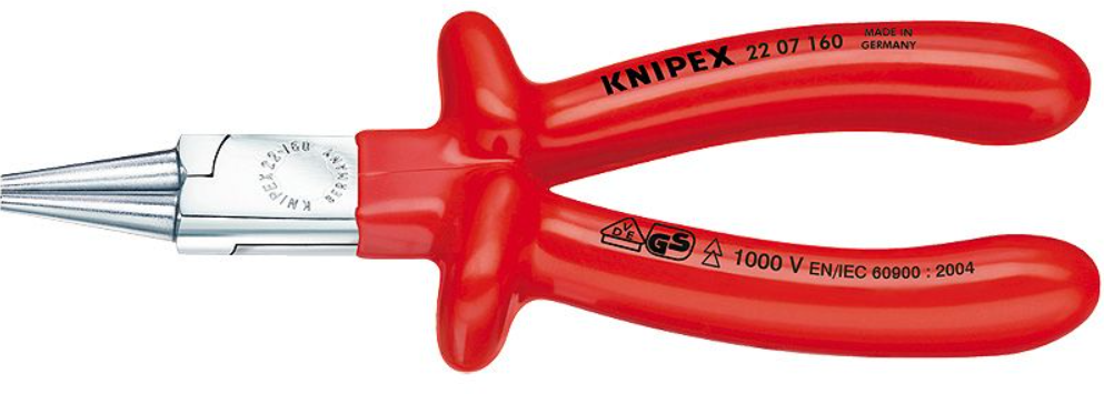 Knipex 22 07 160 Yuvarlak Uçlu Kargaburun