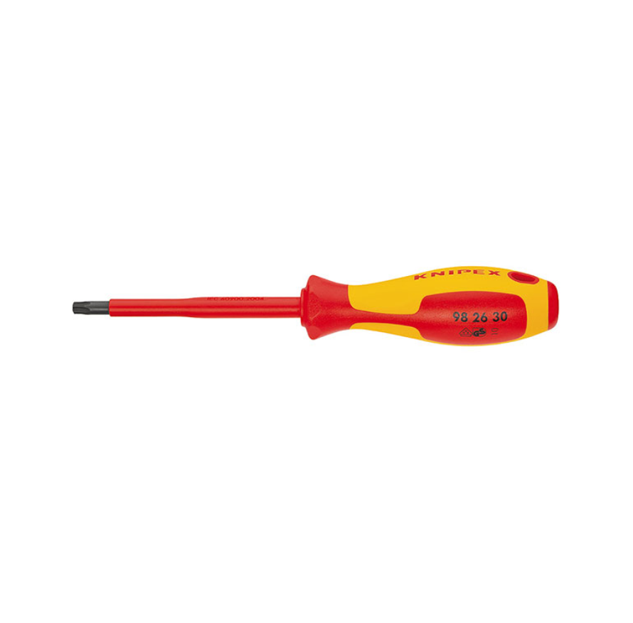 Knipex 982615 TX15x80 VDE İzoleli Torx Uçlu Tornavida