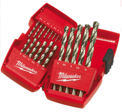 Milwauke 19 Parça Thunderweb Serisi Metal Matkap Uç Seti - 1-10 mm