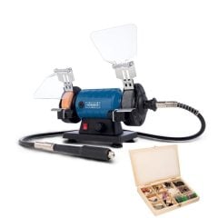 Scheppach HG35 120W Fleksibıl Şaftlı Değişken Hız Kontrollü Taş Motoru