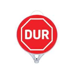 Dur Trafik Tabelası Tek Taraflı