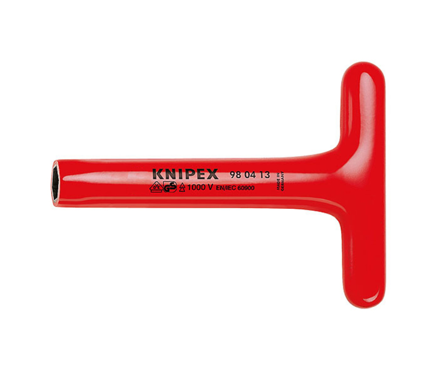 Knipex 98 04 19 VDE İzoleli Lokma Anahtarı T Kol 19MM