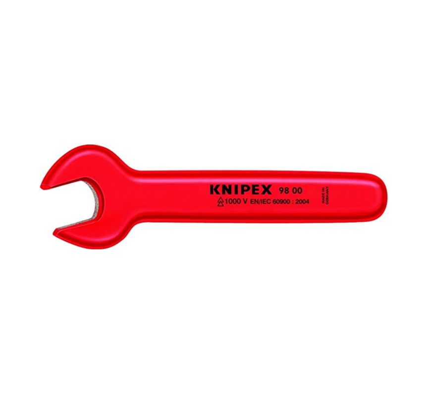 Knipex 98003/4 VDE İzoleli 3/4 inç Tek Ağız Anahtar
