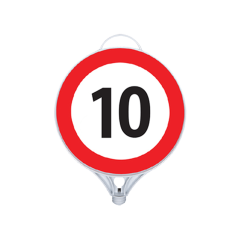 Azami Hız Tabelası 10 Km Tek Taraflı