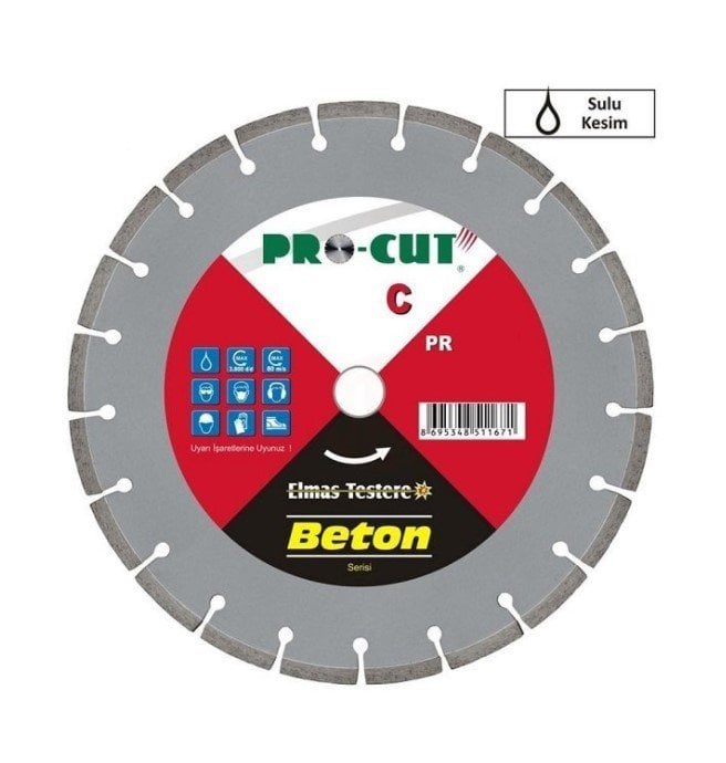 Procut PR51165 350mm Beton Kesme Testeresi