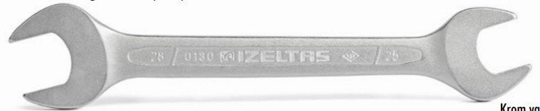 İzeltaş İki Ağız Anahtar Uzun Boy 36x41mm