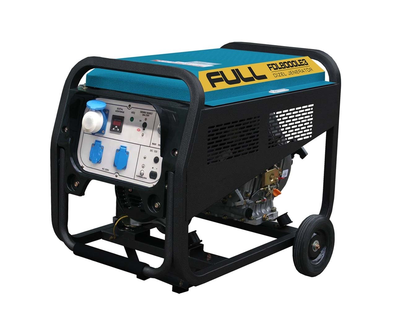 FDL8000LE3 3-FAZ DIZEL JENERATOR 7,5kVA