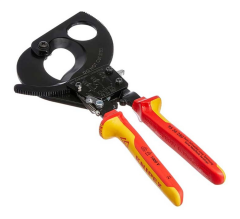 Knipex 95 36 280 Cırcır Mekanizmalı VDE Kablo Makası