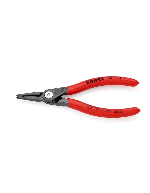 Knipex 48 11 J1 Ağır Hizmet Düz İç Segman Pensi