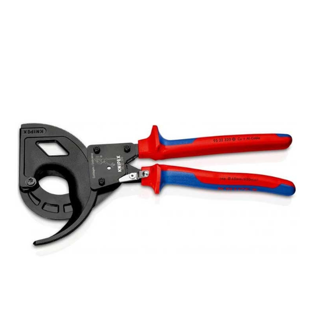 Knipex 95 32 320 Cırcır Mekanizmalı Kablo Makası