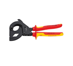 Knipex 95 36 315A Cırcır Mekanizmalı VDE Kablo Makası
