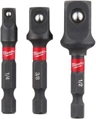 Milwaukee Hex Lokma Adaptör Seti 3 Parça 4932479228