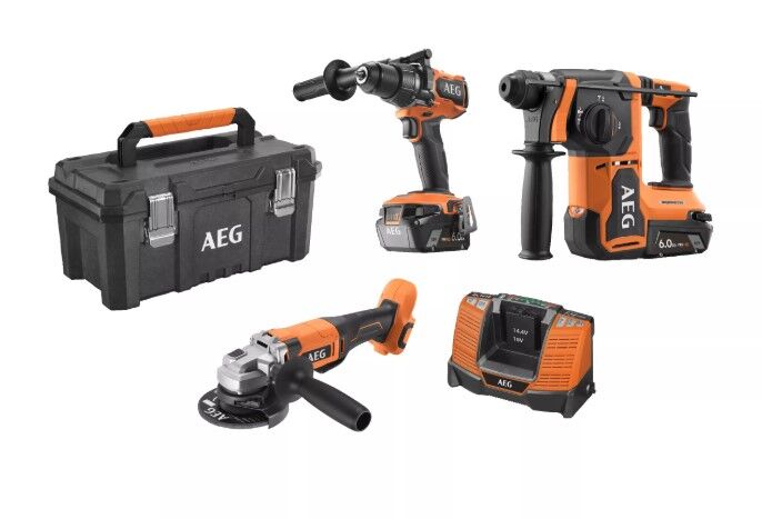Aeg FR18-AEF-3BL-602B Kömürsüz Şarjlı Set 3 Parça