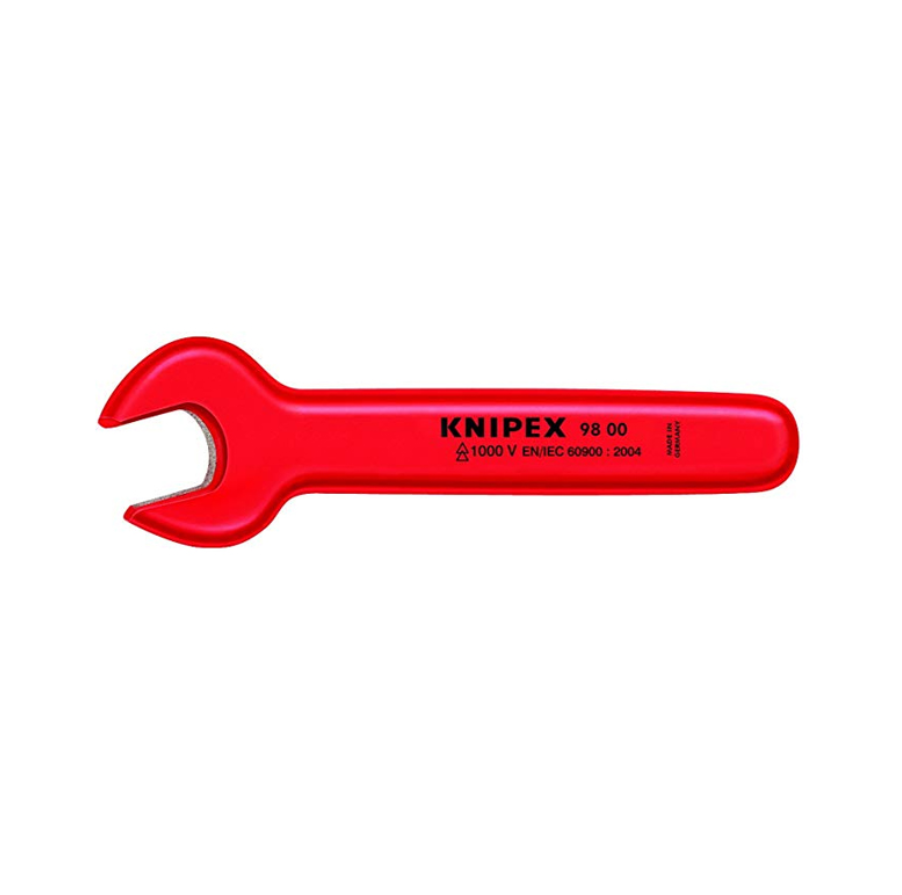 Knipex 98001/4 VDE 1/4 inç İzoleli Tek Ağız Anahtar