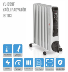 Marsstar Yağlı Radyatör Isıtıcı 2500 W (YL-B59F)
