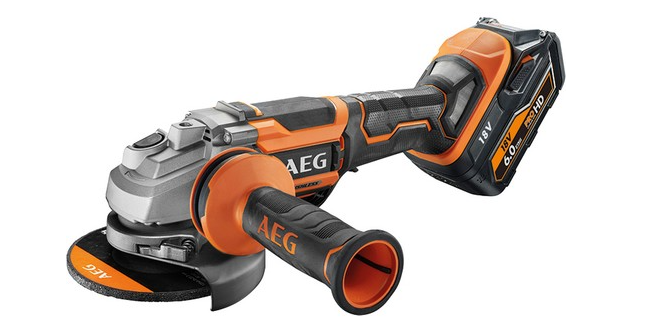Aeg Akülü Avuç Taşlama 18V 6Ah Çift Akülü