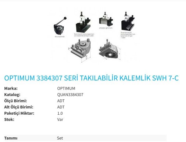 ALET TUTUCU SWH 7-C