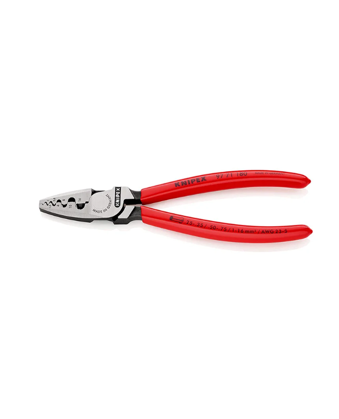 Knipex 97 71 180 Yüksük Sıkma Pensi